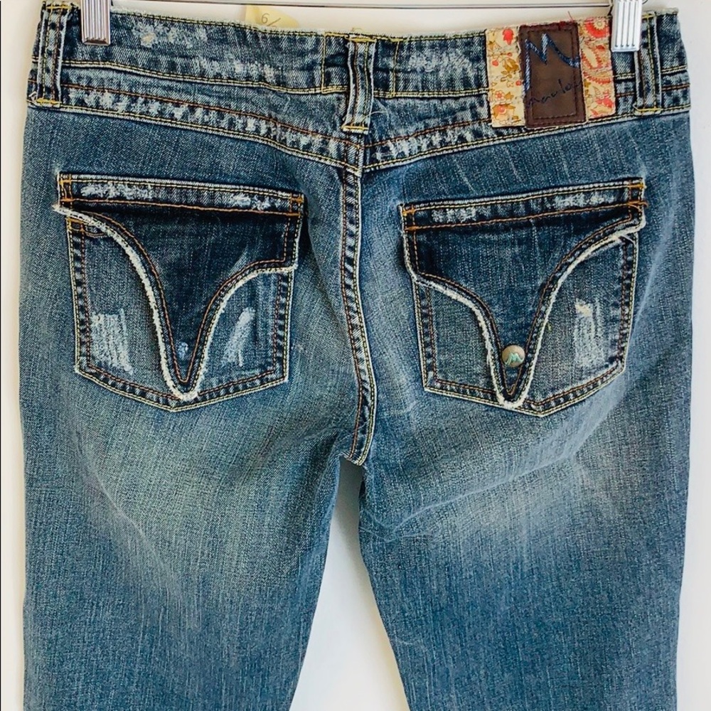 Marlow- vintage faded blue jeans